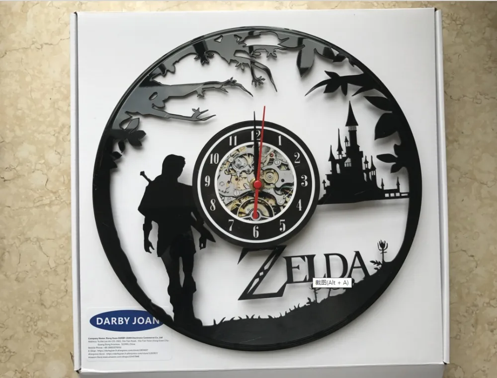 Часы настенные винтаж Relogio де Parede Ретро винилового диска часы Zelda настенные часы Любители 3D кулон подарок обои Saat главное искусство часы обои saati