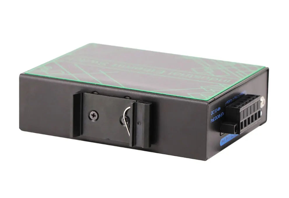 Промышленный Ethernet коммутатор 10/100 м волокно переключатели 1SC 4 RJ45 медиа-конвертер к сети Ethernet