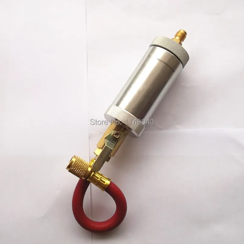 R134A A/C автомобильный AC масло и инжектор красителя R134 R12 R22 масла в линии с 1/4