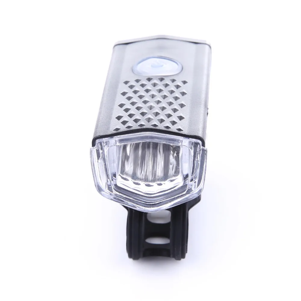 Bike Front Light Cycling Bicycle USB Rechargeable LED Lamp Waterproof High Power Head Flashlight Use for Handlebar 300LM 3 Mode | Спорт и
