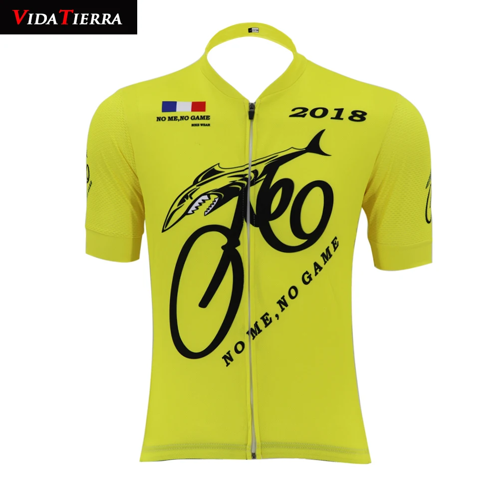 VIDATIERRA 2019 black yellow red green white cycling jersey classic Silicone particle cuffs with reflective strips road mtb | Спорт и