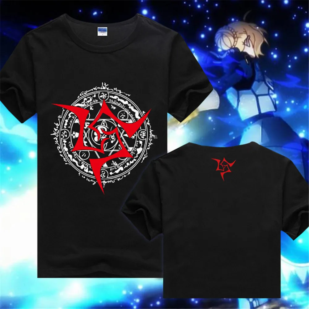 Футболка для косплея аниме Fate Zero удобная рубашка с принтом саблейного луча