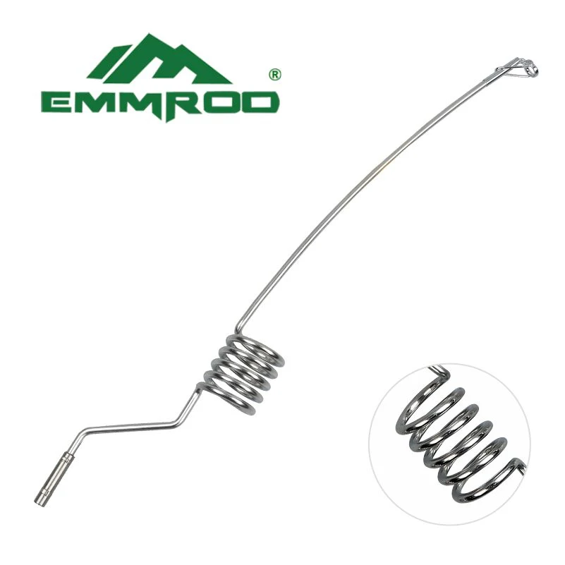 EMMROD мини портативный карманный 55 см нержавеющая сталь морская Удочка ультра