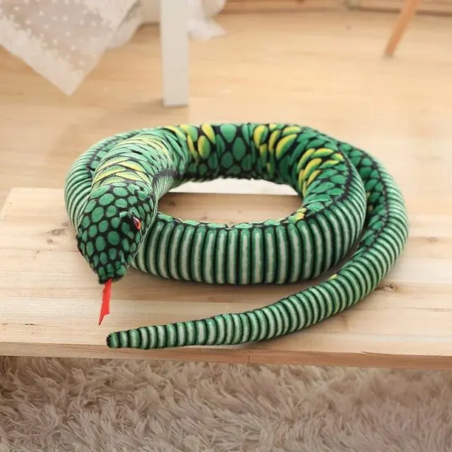 Simulation Snake Plush Toys False Soft Whole People Spoof Scary Props Oversized Horror Doll Dolls | Игрушки и хобби
