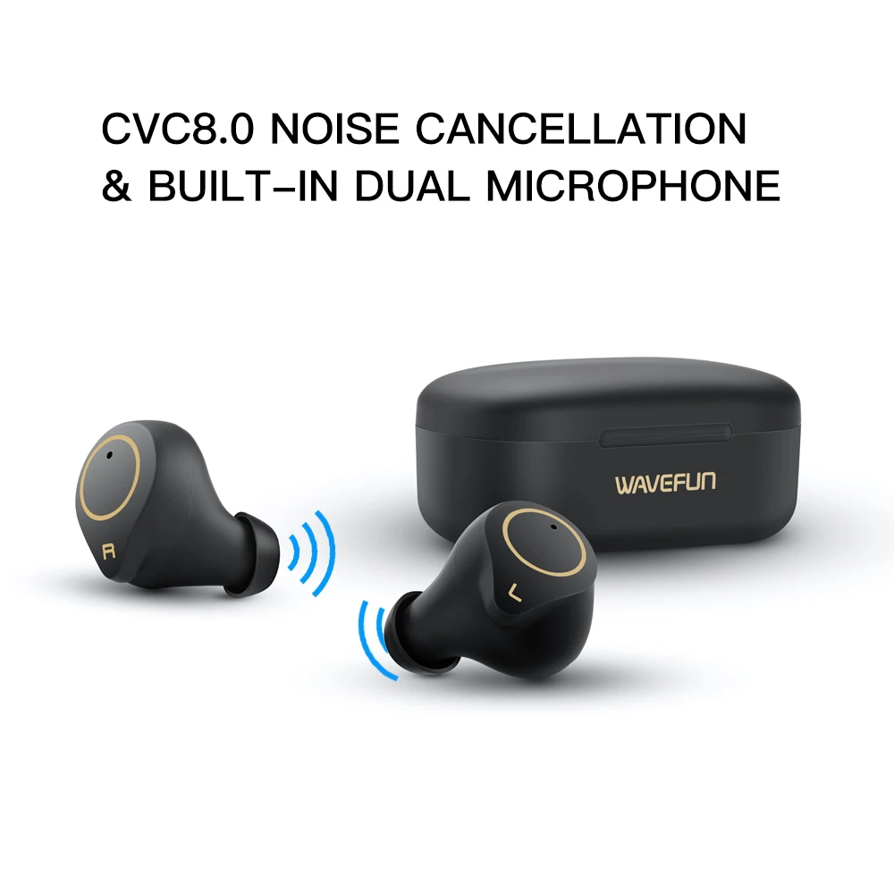 Wavefun XPods 3 Bluetooth наушники HIFI aptX наушники IPX7 беспроводные наушники сенсорное управление беспроводные наушники Bluetooth 5,0