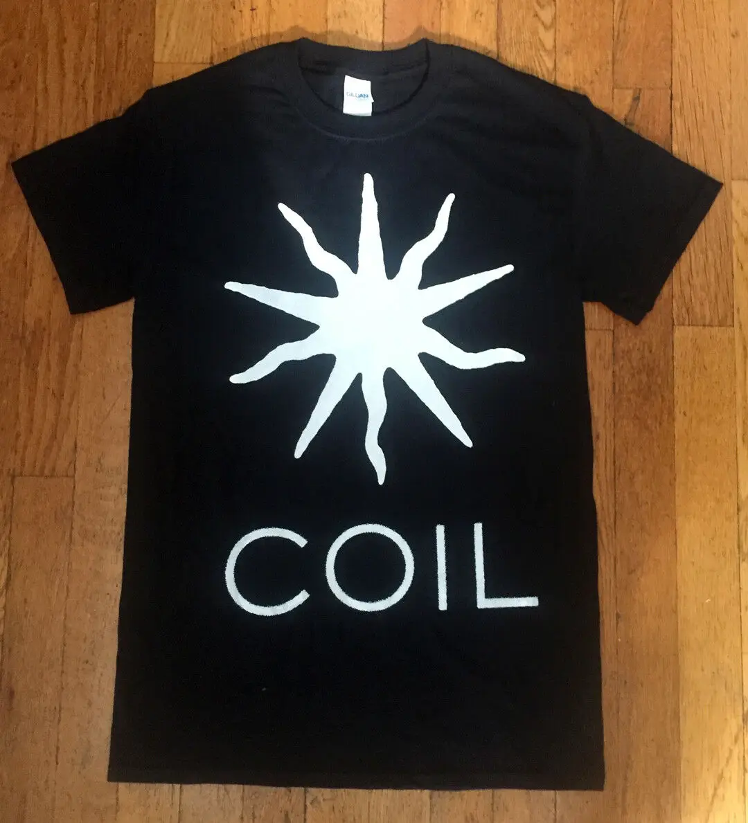 Coil футболка logo' (промышленная ТБ пульсирующая nin drone ministry killing joke) дешевые оптовые