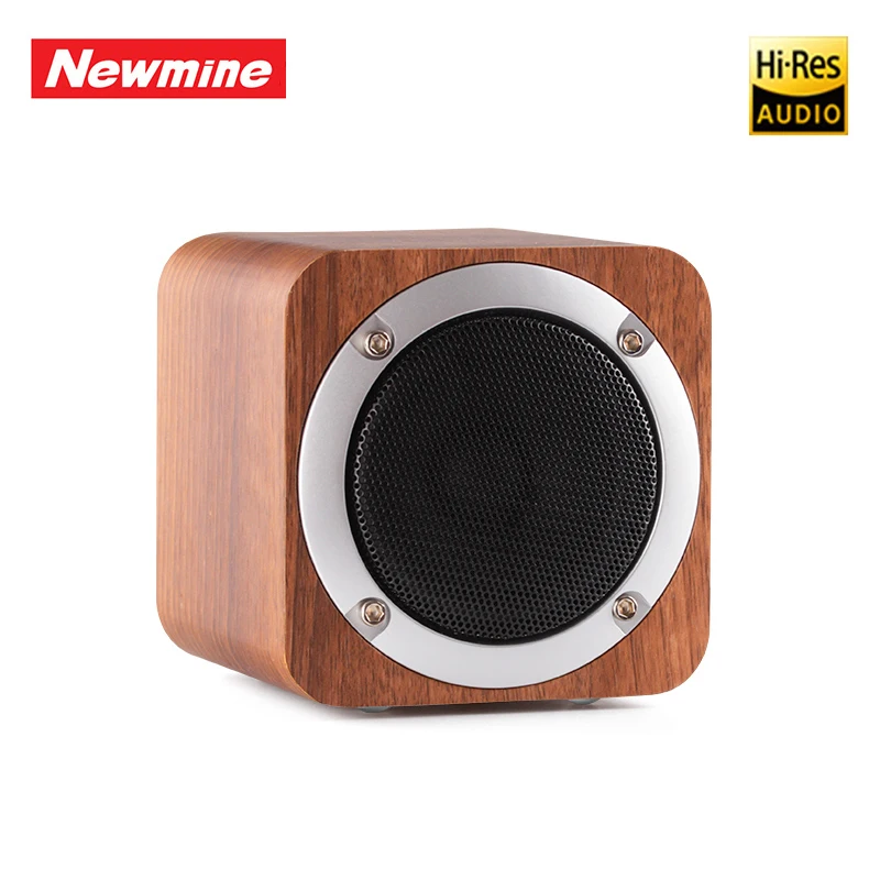 Newmine MX05 Портативный Динамик деревянный Винтаж Bluetooth мини сабвуфер карты аудио