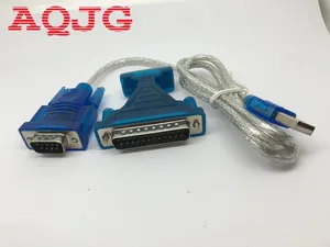 Новый 9-контактный последовательный кабель-Переходник USB 2,0 в RS232 DB25 DB9 для Windows 98 ME 2000Windows 0,8 M 3ft AQJG