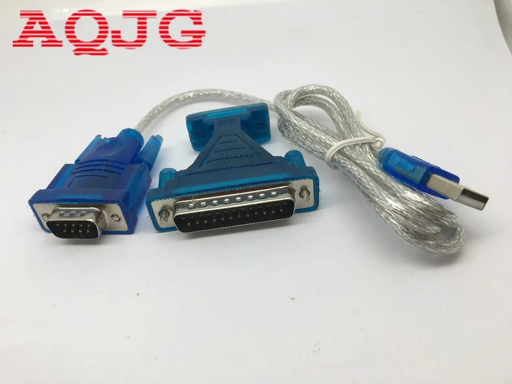 Новый USB 2 0 к RS232 com порт 9 контактный последовательный DB25 DB9 адаптер кабель