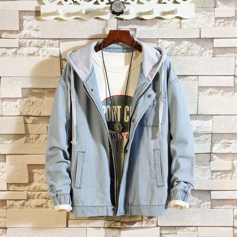 

Suehaiwe's brand new denim jacket male autumn Italy style trend men's clothing casual jackets fashion outerwear Jaqueta veste