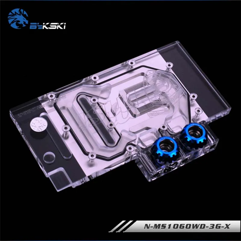 Водный блок Bykski N MS1060WD 3G X GPU для MSI GTX1060 WIND 6G/3G Yeston/Inno3D с полным покрытием