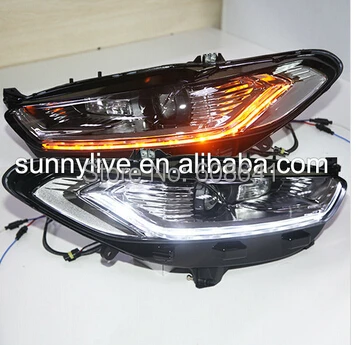 Fusion Titanium для Mondeo светодиодный ные фары линзы проектора 2014 год двойной цвет SY |