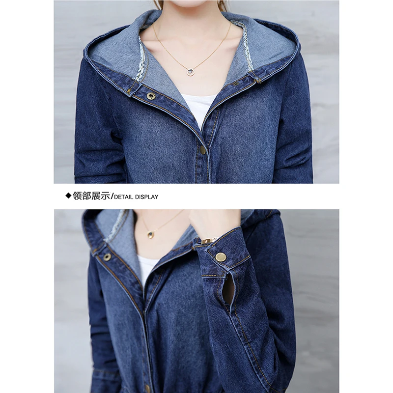 Новинка 2018 осенняя женская джинсовая ветровка Новая Модная студенческая одежда
