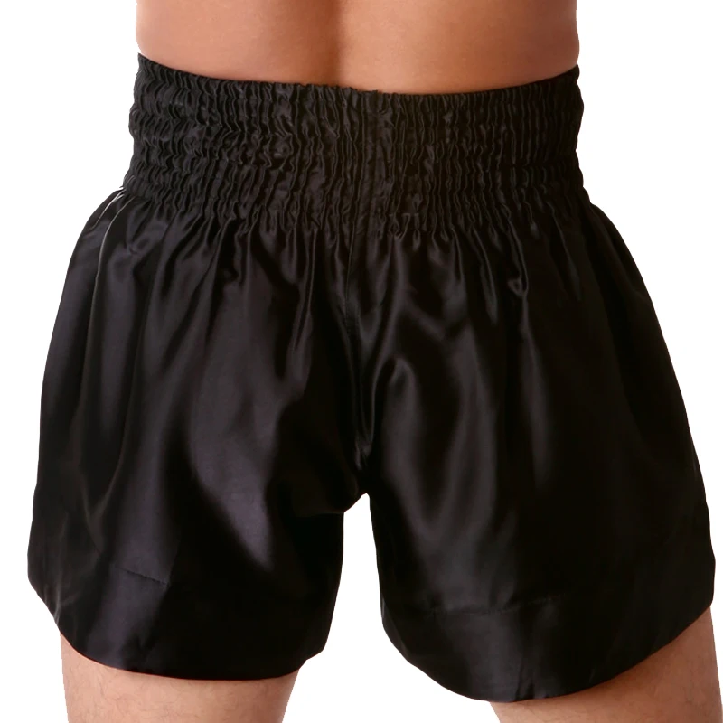 2016 новые шорты кикбоксинг черные Муай тайские боксерские штаны свободные боевые