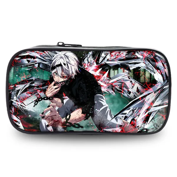 Kaneki Ken Аниме Бумажник 8 дюймов Пенал Школьный Канцтовары сумка для хранения подарки для мальчиков и девочек - Цвет: Style 14