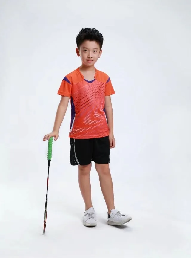 Костюм для настольного тенниса летний детский тренировочный комплект из