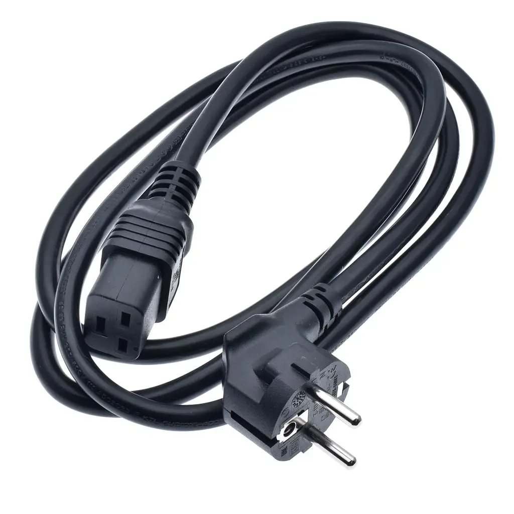 Европейский силовой провод Schuko to PDU кабель питания CEE7/7 штекер для IEC320 C19 шнур
