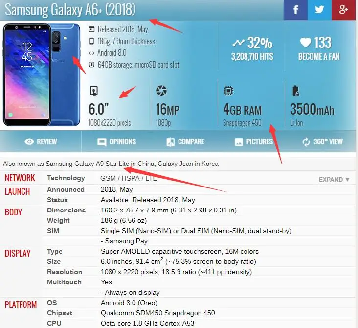 Для Samsung Galaxy A6 Plus 2018 Защитная пленка для экрана A9 Star lite из закаленного стекла