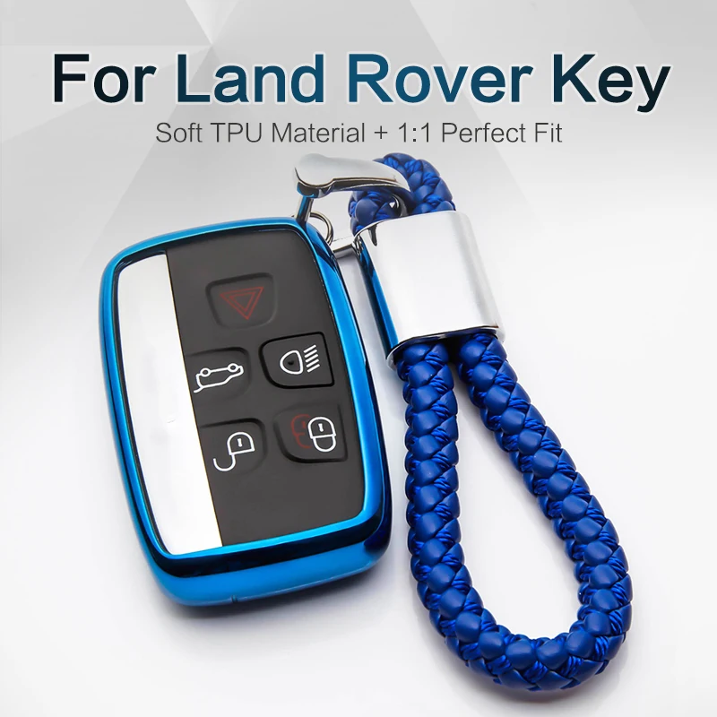 6 цветов ТПУ ключа автомобиля чехол Крышка для Land Rover Freelander 1 2 Дискавери 4 3 Defender
