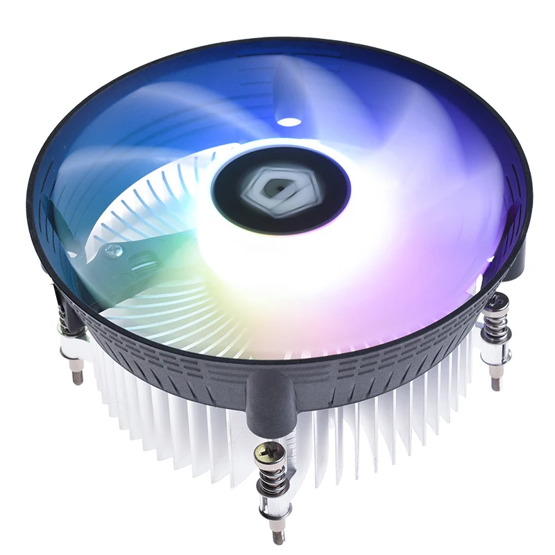 ID-COOLING DK-03i Rainbow RGB светодиодный светильник, 120 мм большой воздушный поток PWM вентилятор и алюминиевый радиатор, для Intel 100 Вт кулер для процессора