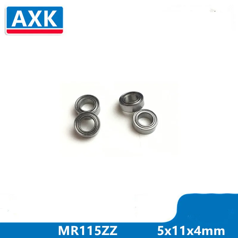 Axk 10 шт Mr115zz 5x11x4 мм глубокий шаровой Миниатюрный подшипник высокое качество Mr115z