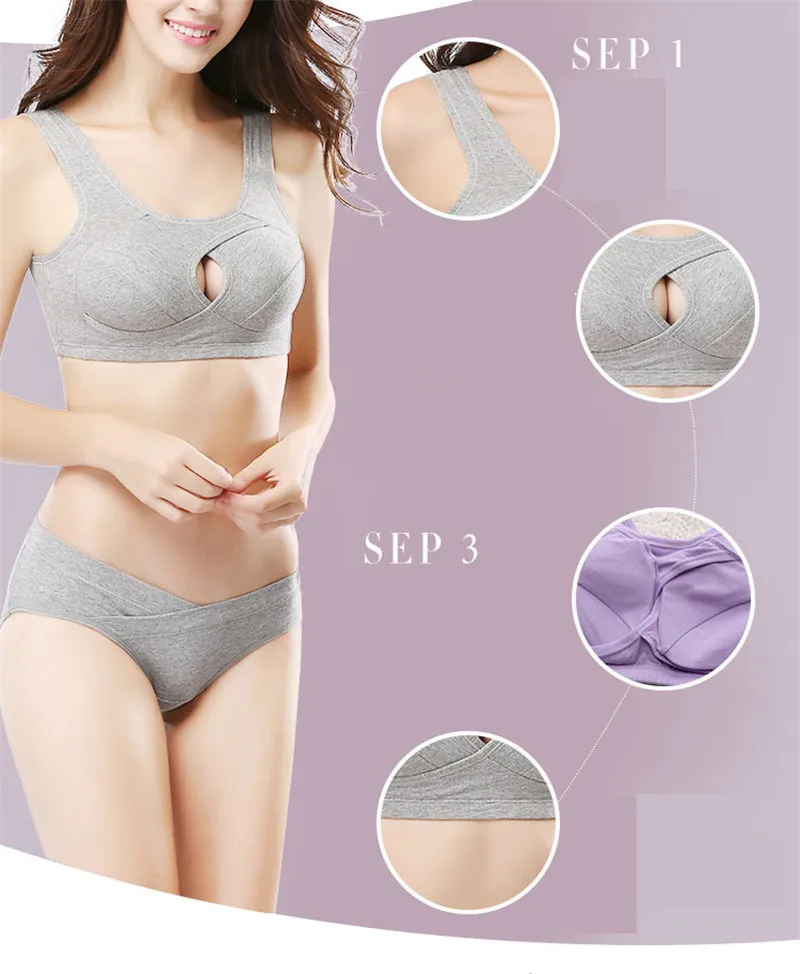 Бюстгальтер для грудного вскармливания Сексуальное нижнее Белье беременных