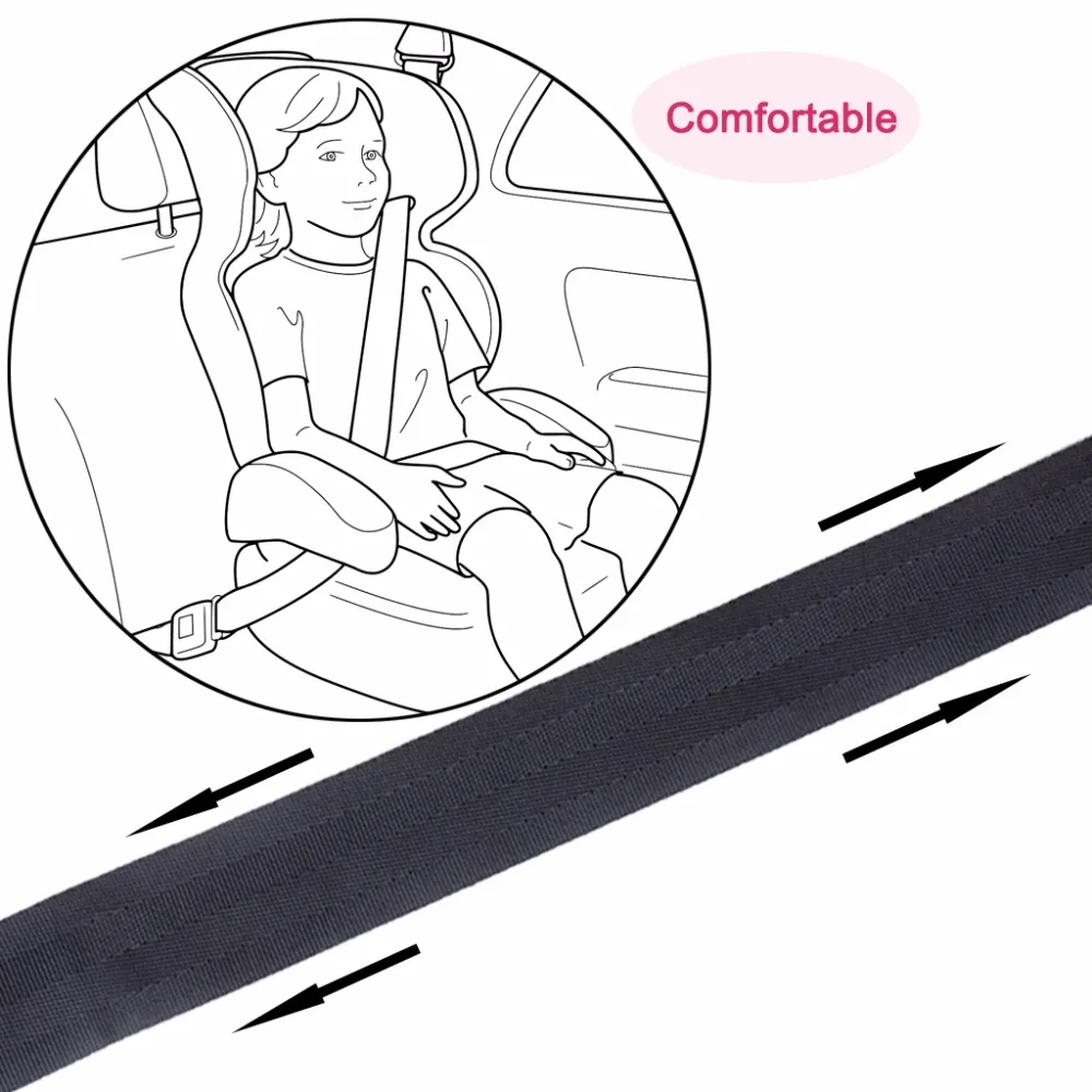 1 пара черный Автомобильный Ремень безопасности удлинитель Пряжка для ребенка