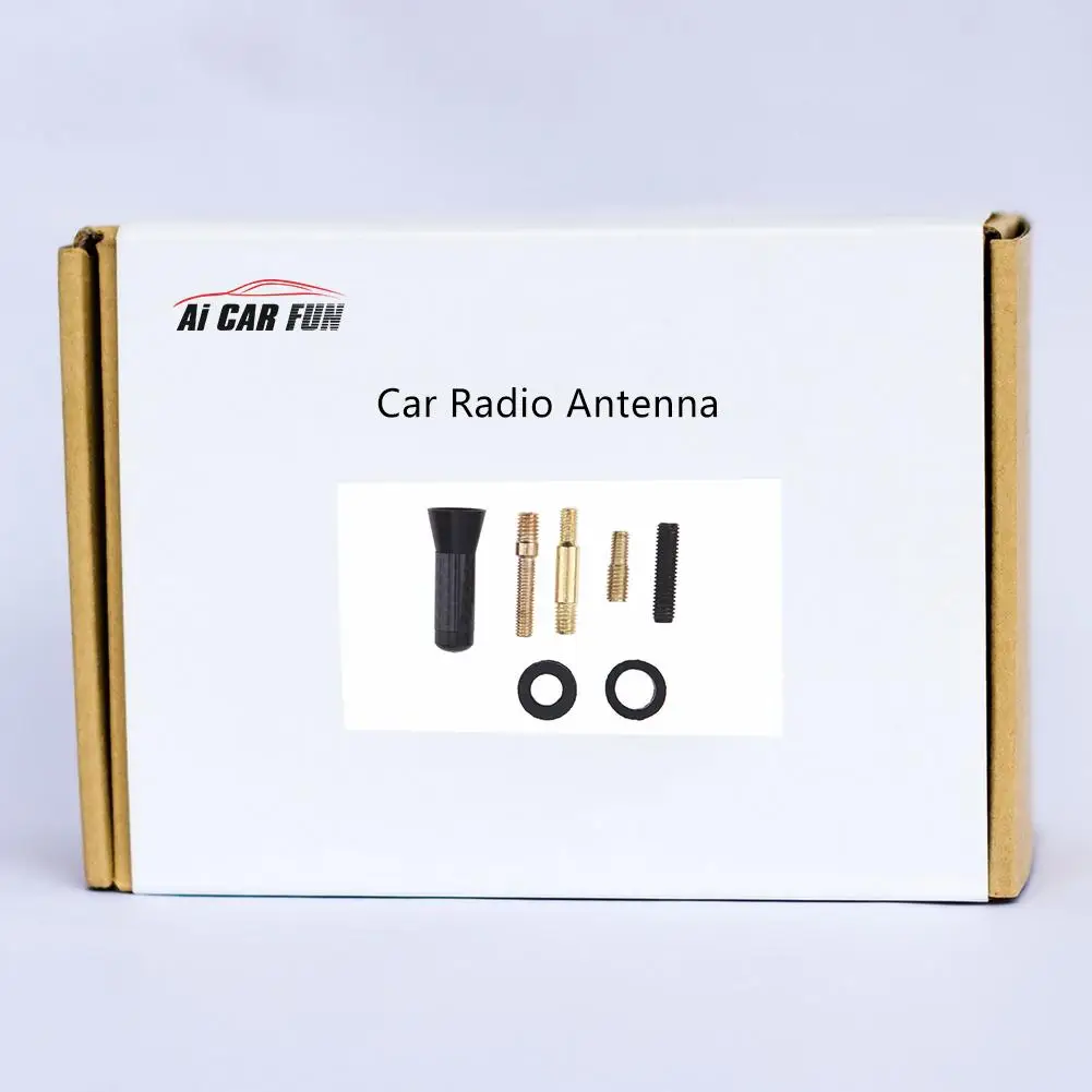 DC12V-24V универсальная 3 5 см авто FM короткая крыша антенна маленькая Автомобильная