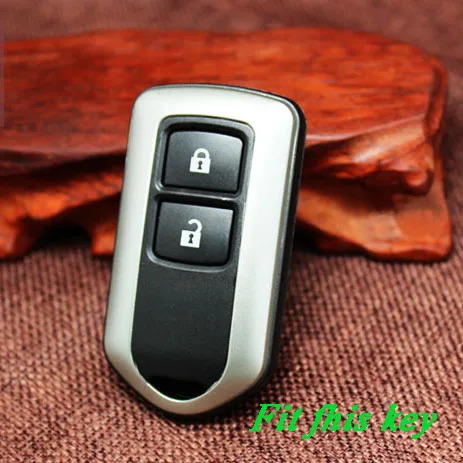 2 кнопки силиконовый чехол для ключей пластиковая пилочка ногтей Vios REIZ Highlander Crown