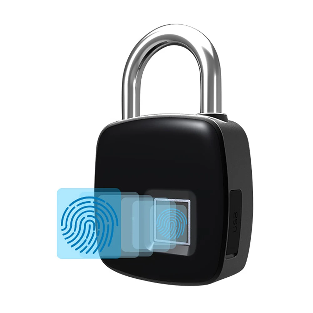 P3 No APP Unlock Умный БЕСКЛЮЧЕВОЙ дверной замок с Bluetooth беспроводным приложением разблокировка отпечатков пальцев замок безопасности замок поддержка 40 пальцев чехол для багажа Замок - Цвет: P3 No APP Unlock