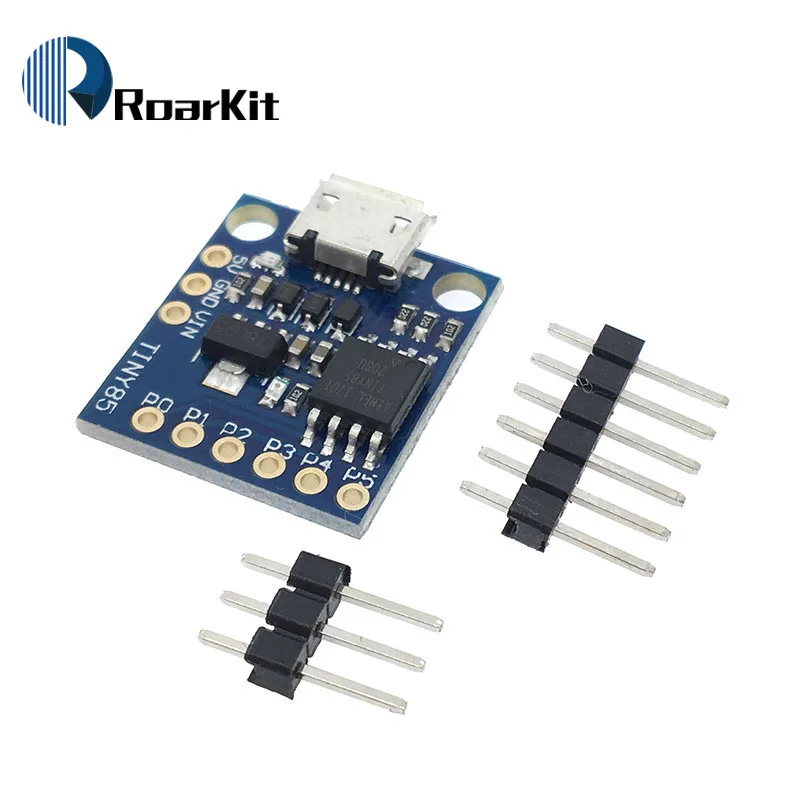 Digispark kickstarter миниатюрная Минимальная макетная плата ATTINY85 модуль для Arduino usb ATtiny13A/ATtiny25/ATtiny45 разъем