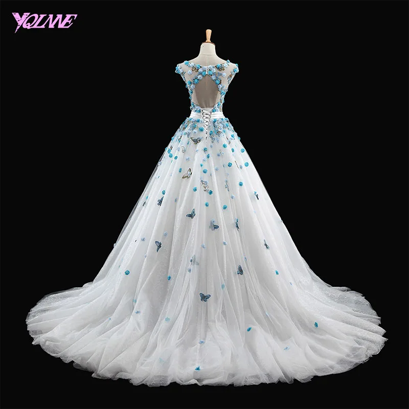 YQLNNE 2018 Quinceanera Dresses Ball Gown Sweet 16 Dress Lace Embroidery Tulle Vestidos De Debutante 15 Anos | Свадьбы и торжества
