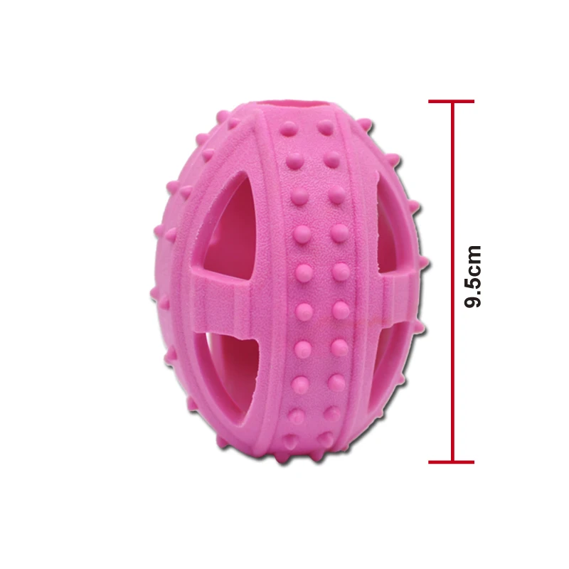 Обучающие игрушки для собак и щенков контейнер еды регби-форма Забавный пазл