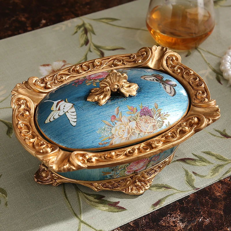 Шкатулка В Европейском стиле ретро украшения для дома шкатулка косметики и