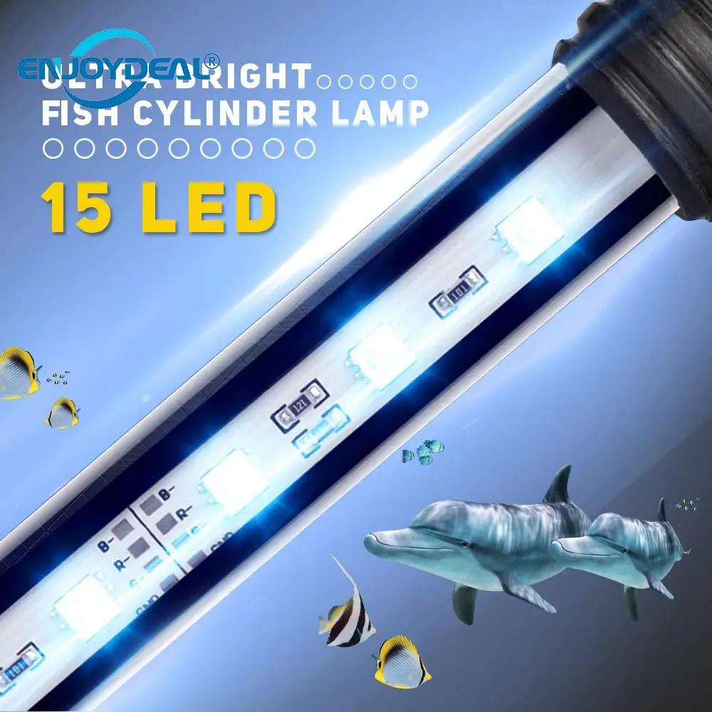 Погружная аквариумсветодиодный Светодиодная лампа 5050SMD с европейской вилкой