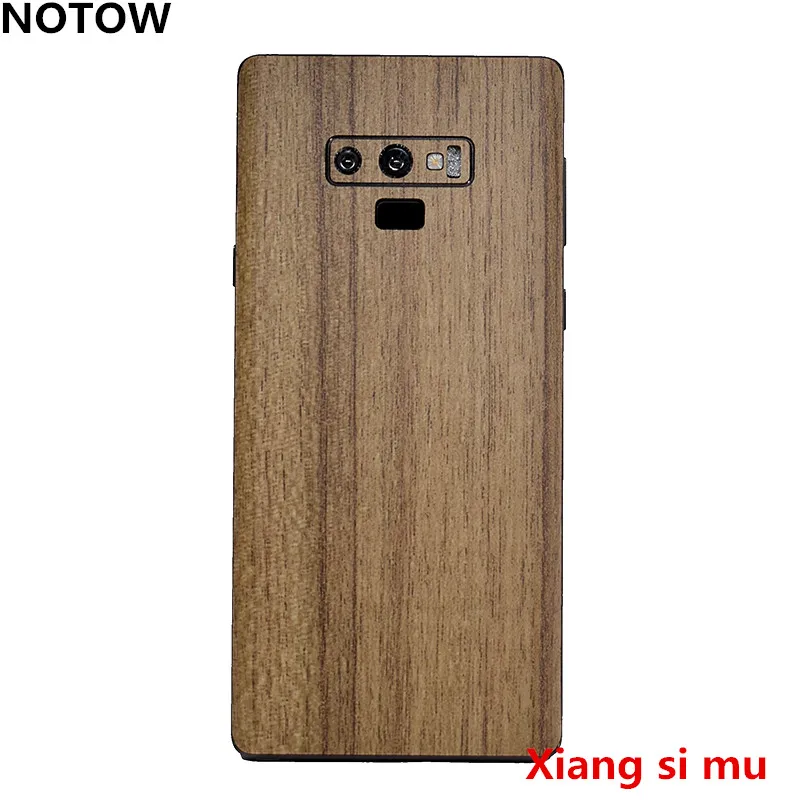 xiang si mu NOTOW роскошный деревянный чехол для телефона, Защитная пленка для задней панели, наклейка для samsung Note9/Note 8/s8/s8+/s9/s9plus - Цвет: xiang si mu