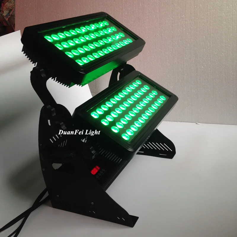 2 партия Светодиодный прожектор высокой мощности rgbw dmx 96x10 Вт 4 в 1|Эффект освещения