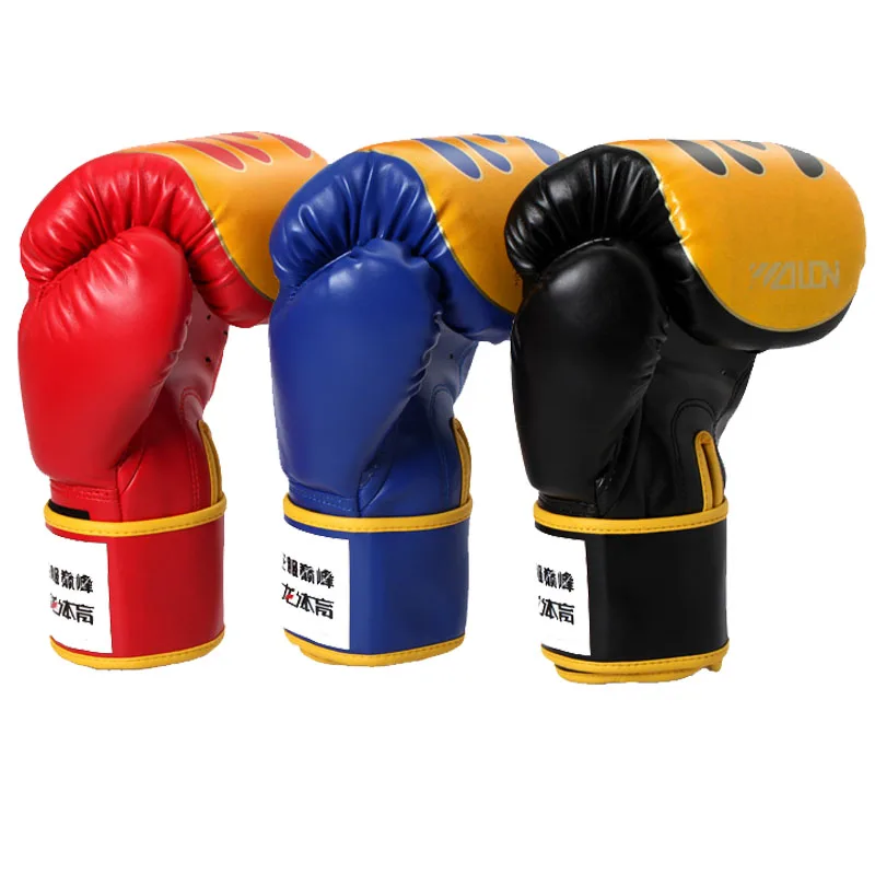 Профессиональные боевые перчатки из искусственной кожи Для MMA боксерские Sanda Wushu