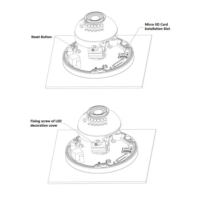 Dahua IPC-HDBW4831E-ASE 8MP POE IR мини купольная сетевая камера 30m IP67 IK10 Аудио Сигнализация слот
