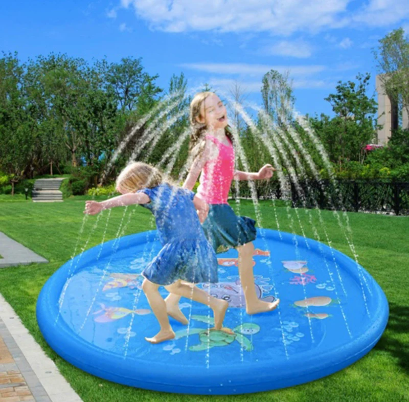 Летний напольный коврик для игры игрушка воды всплеск плавательный бассейн с