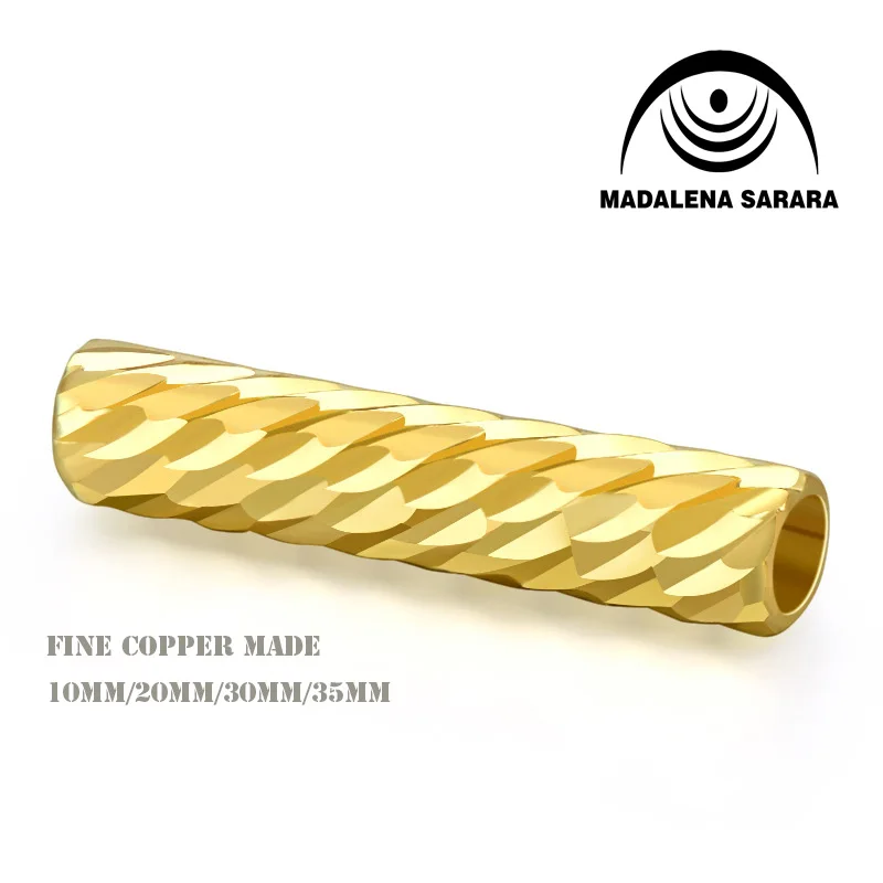 MADALENA SARARA 100 шт/партия 1 5*10 мм прямая трубка для ювелирных изделий DIY браслет