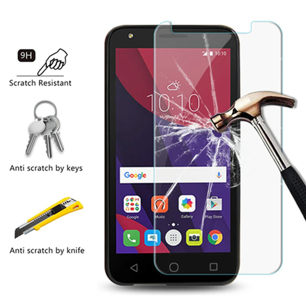Защитное стекло для alcatel u5 защитная пленка 1x закаленное стекло u 5 1 x tremp x1 5u защитная пленка 9h