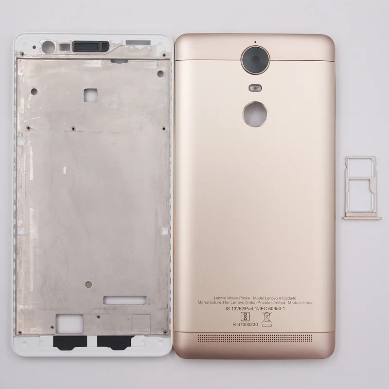 Новая задняя крышка аккумулятора BaanSam с передней рамкой для Lenovo K5 NOTE A7020a48 K52e78 K52t38