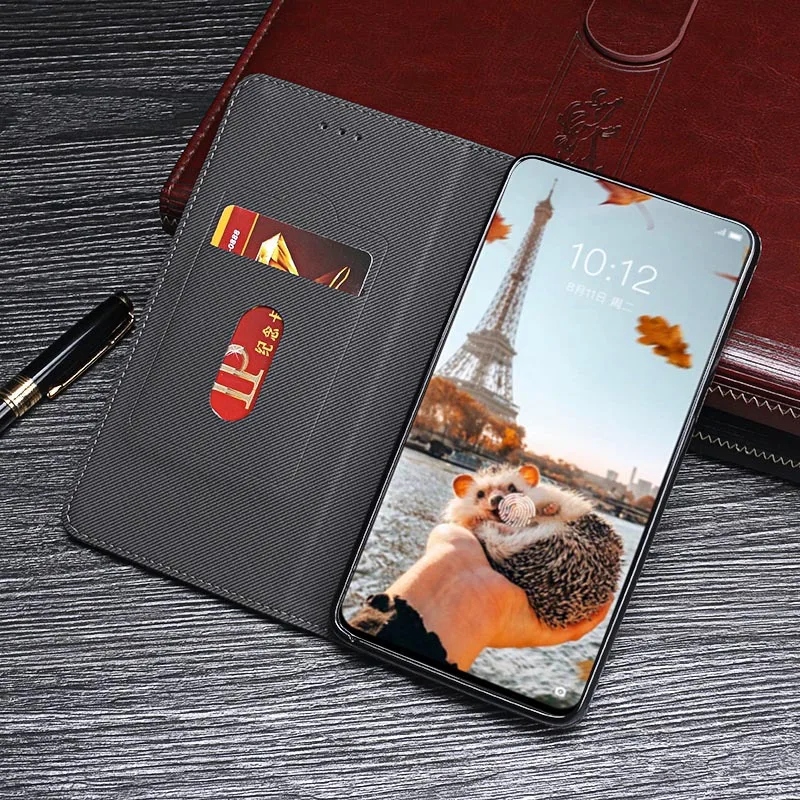 Для lenovo Z5 Pro Чехол 6,39 роскошный защитный кожаный чехол-накладка на заднюю панель с узором «Ретро Кожаный чехол-бумажник с откидной крышкой для lenovo Z5Pro чехол для телефона capa