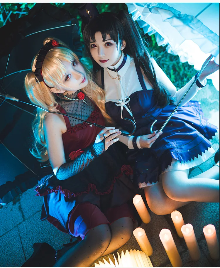 Fate Frand Order Ereshkigal& Ishtar Косплей Костюм Луна девушка tohsaka Rin Платье милое платье лолиты на Хэллоуин униформа