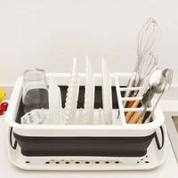 dish drying rack drainer dryer plastic diy plate cutlery cup storage holder kitchen shelves organization organizer