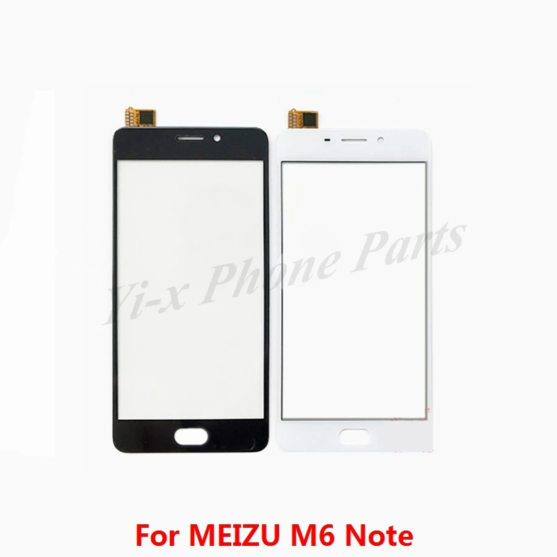 10pcs/lot Touchscreen For Meizu M6 Note Touch screen digitizer panel glass lens sensor For Meilan Note 6 Note6 touch panel