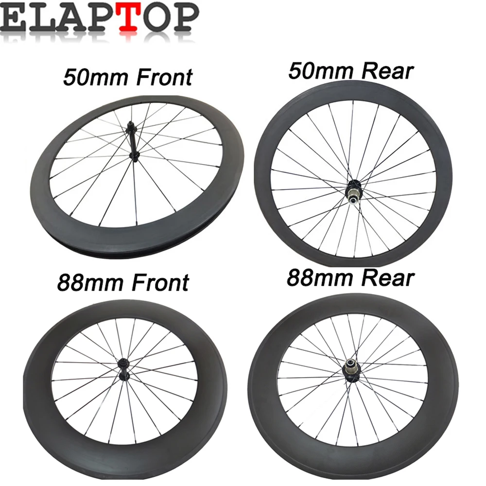 ELAPTOP R13 керамические подшипники ступиц Углеродные колеса 23 мм ширина велосипеда 3k
