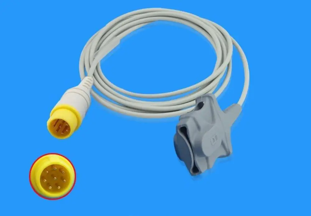 8Pin MEK (CSI Module) MIS3AH-1 MP1000NT Adult pediatric soft tip SpO2 adult Pediatric Finger Clip spo2 neonate wrap 9ft 3M |