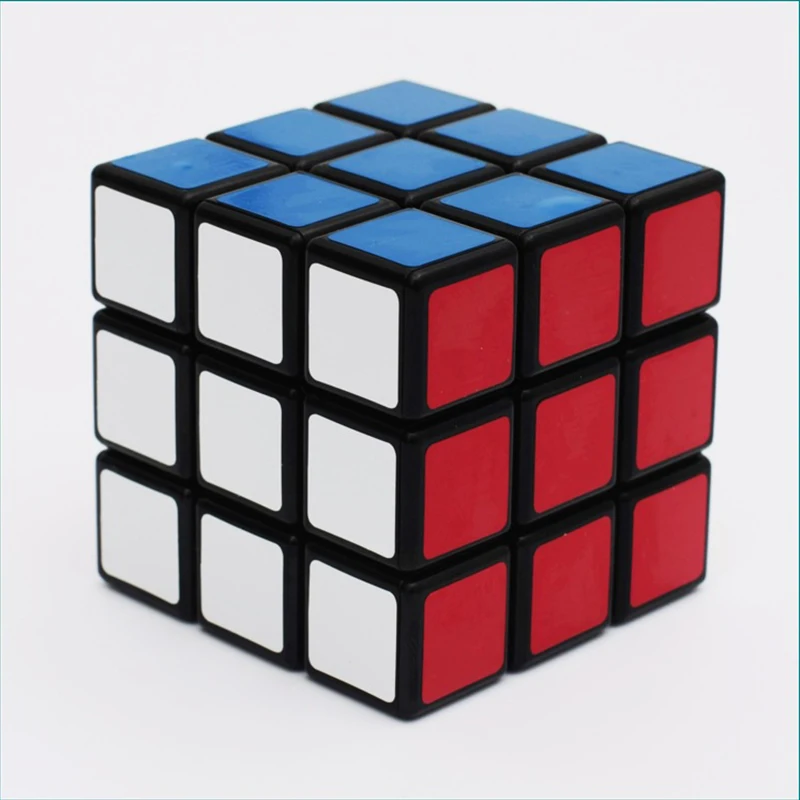 Shengshou волшебный куб 3x3x3 черный/из белого матового материала/Гладкий Professional speed Magic